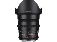 Samyang 24mm T1.5 VDSLR ED AS IF UMC II, Bred linse, 13/12