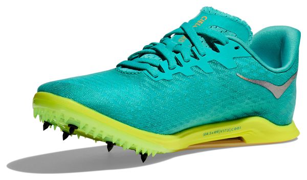 Chaussures d'Athlétisme Hoka Cielo X 2 MD Bleu/Vert/Jaune Unisexe