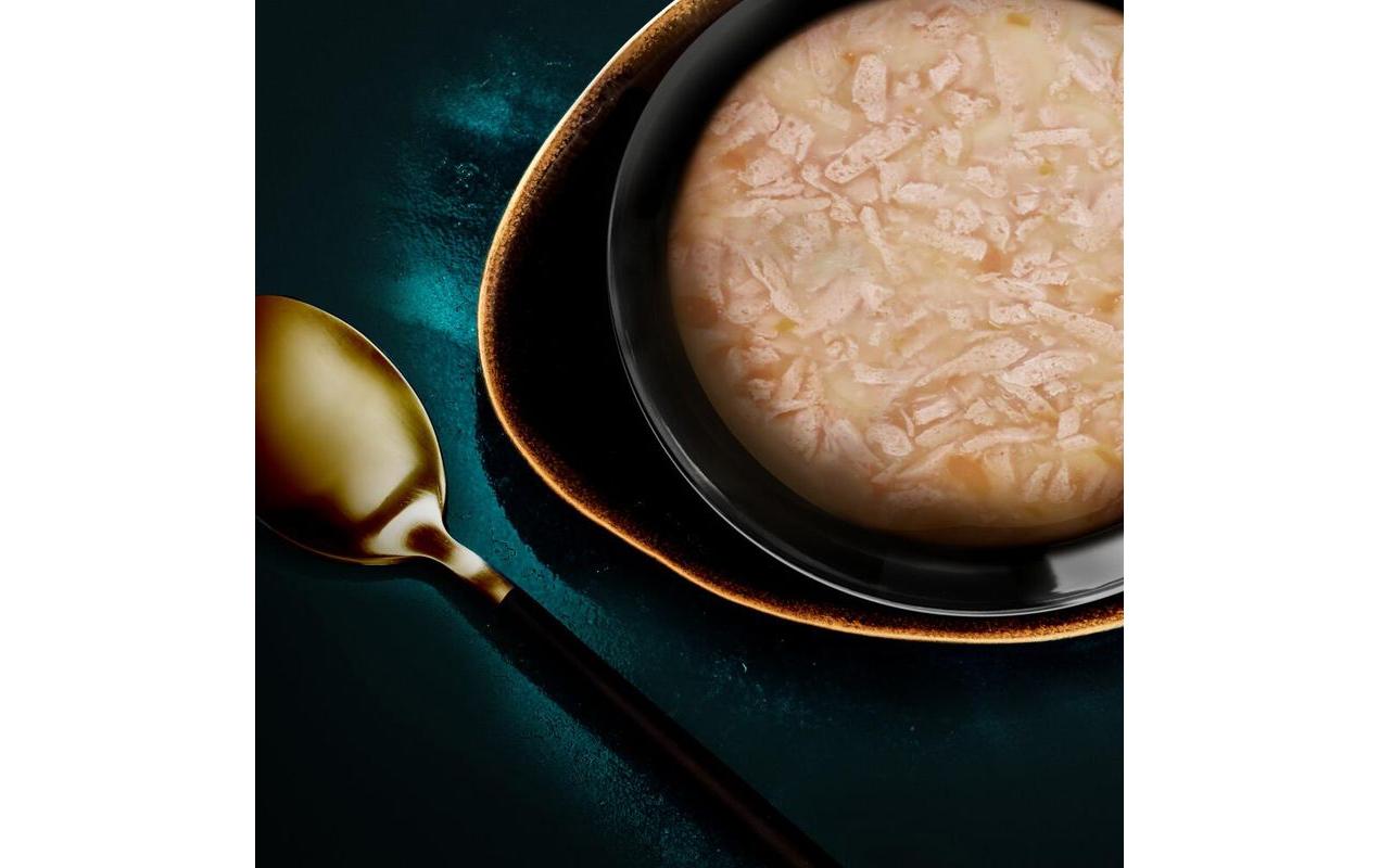 Nassfutter Classic Soup mit Salmon, 4 x 40gAlleinfuttermittel für ausgewachsene Katzen