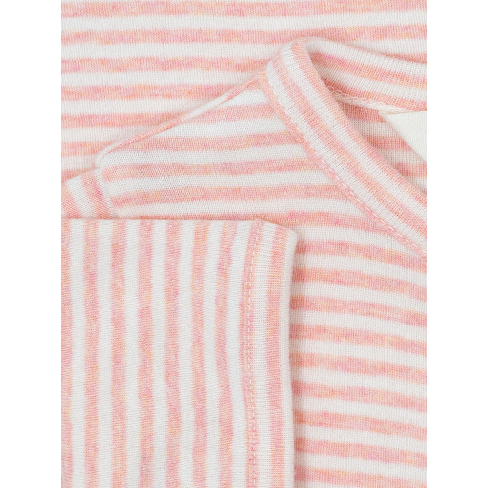 Køb Serendipity Coral/Offwhite Baby Kort Dragt Stripe