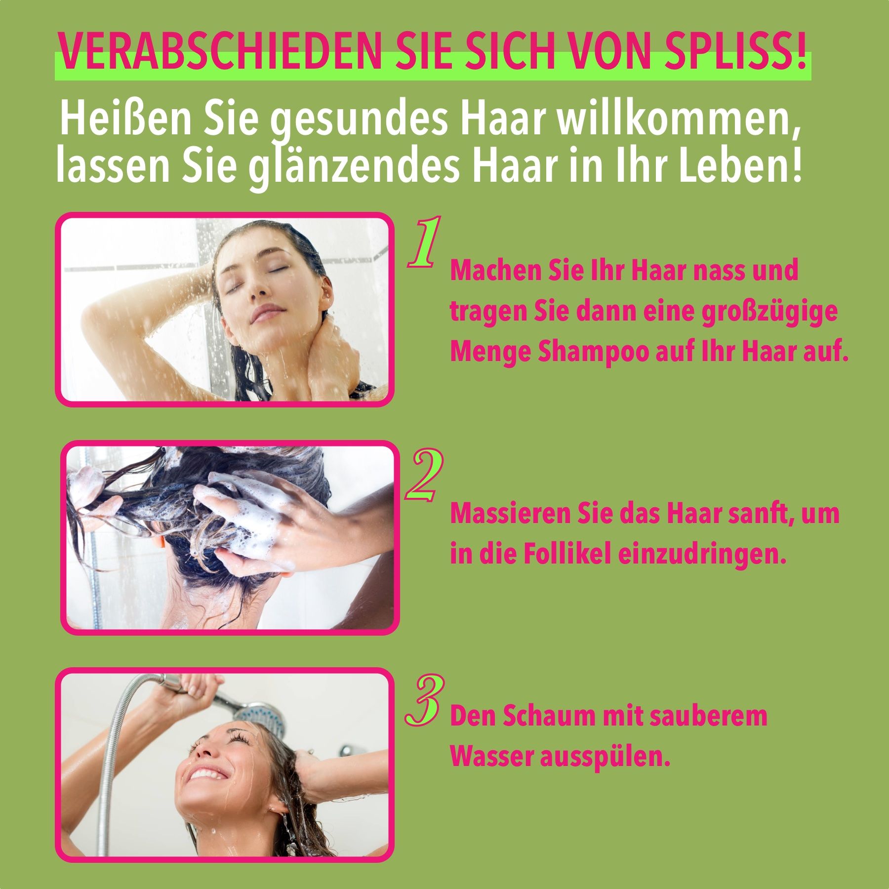 Mielle Organics Haarshampoo Rosmarin Mint für Haarwachstum