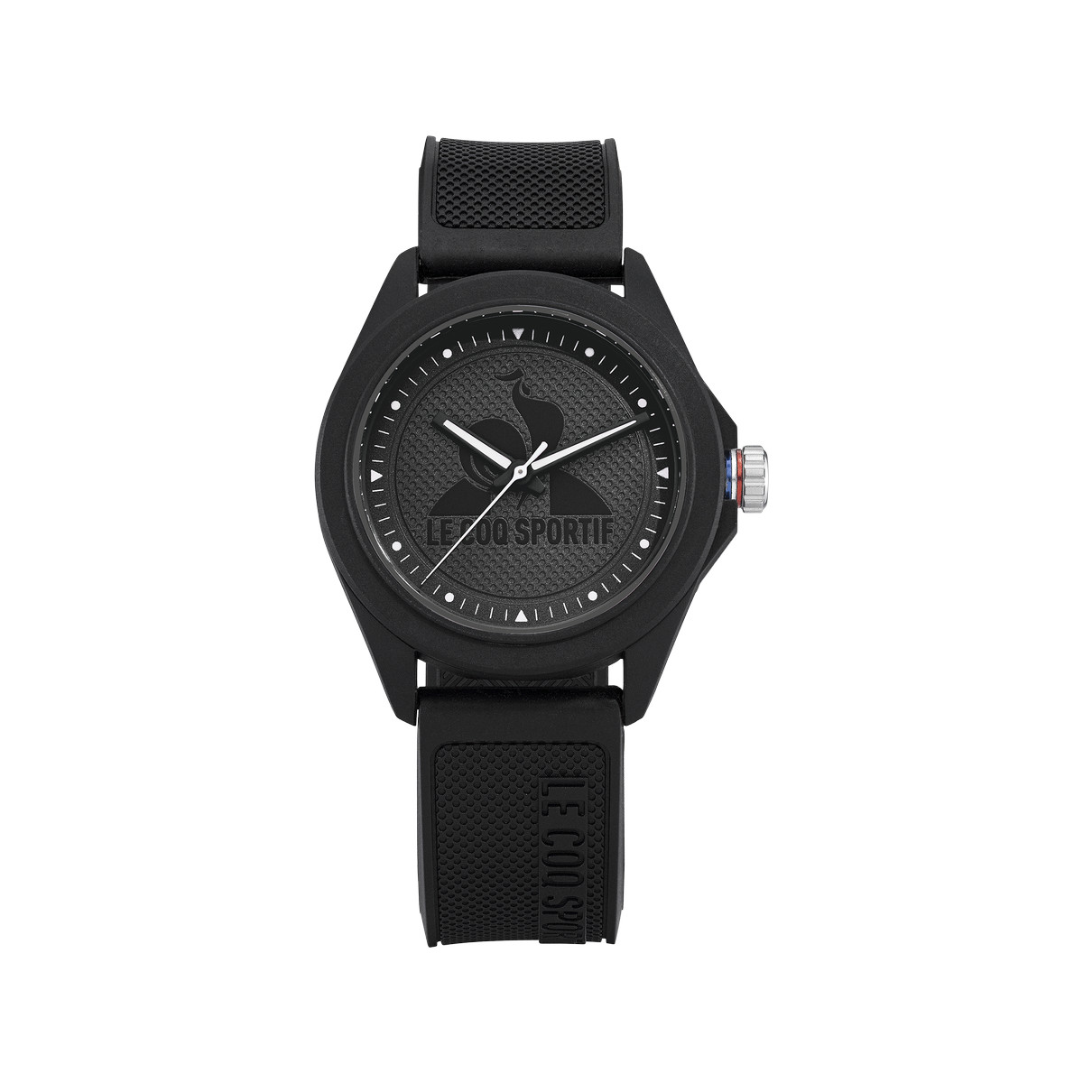 Montre LE COQ SPORTIF monochrome femme bracelet plastique noir