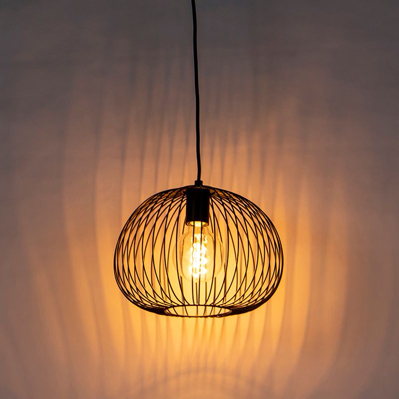 Design hanglamp zwart draad - Wire Dough