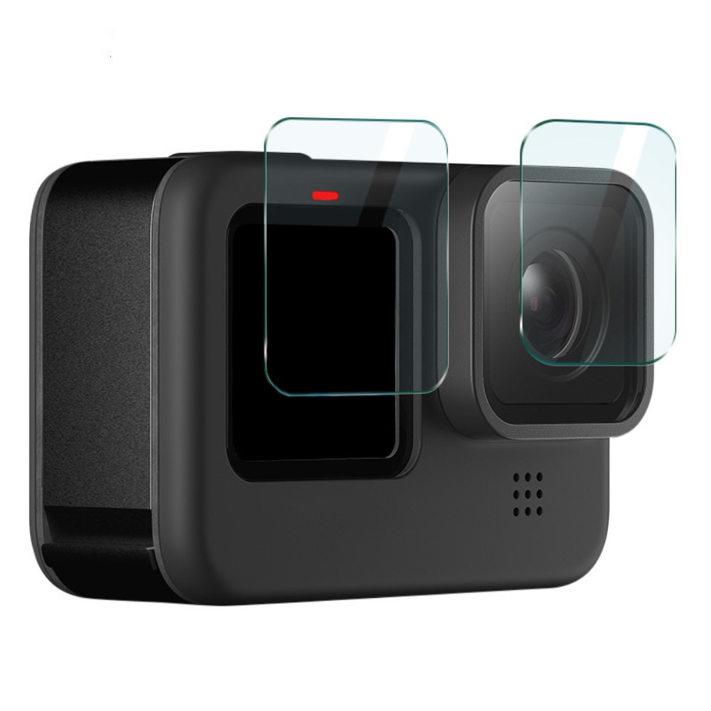 (3-tlg. Set) GoPro Hero 11 Black Panzer Glas Display (1x Kamera / 1x Display) - Transparent