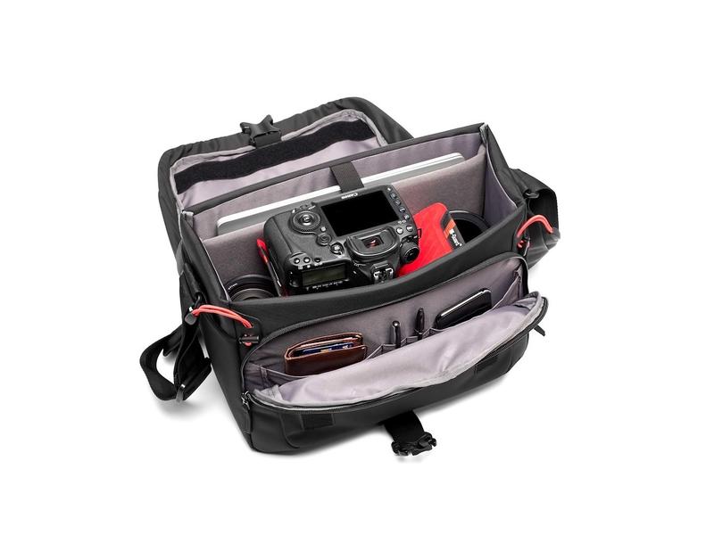 Manfrotto Kameratasche Advanced Messenger M III Schwarz Messenger-Kameratasche mit wasserabweisendem Material