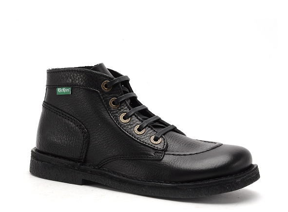 Kickers boots bottine plates femme legendiknew noir