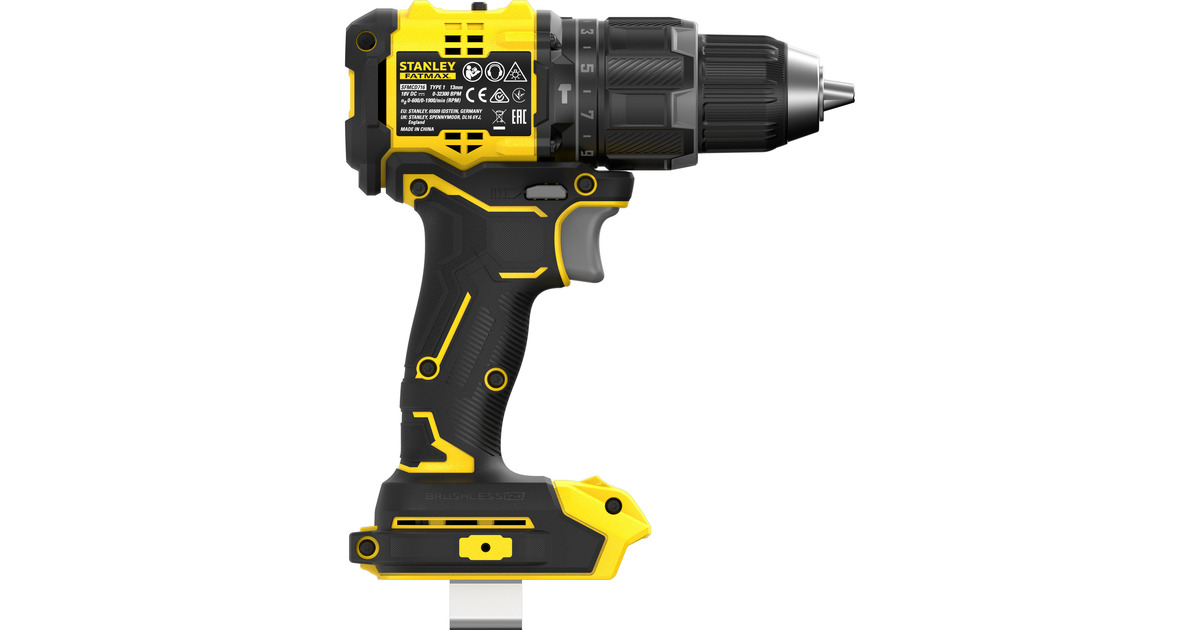 StanleyFATMAX V20 18V Schroefklopboormachine klopboorschroevendraaier  (Zwart/geel, Accu en oplader niet inbegrepen)