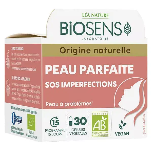 Biosens SOS Blemises Orgânico 30 Cápsulas Vegetais