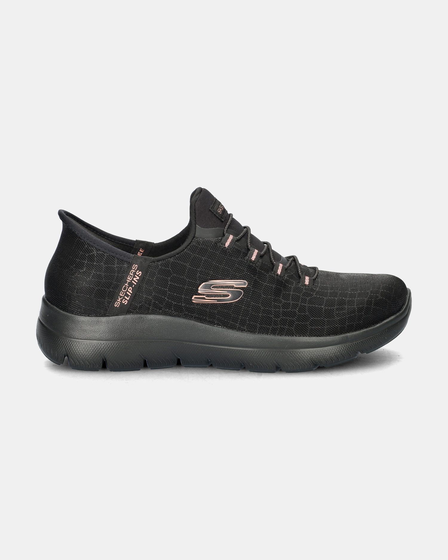 Skechers Hands Free Slip-Ins Summits Instapschoenen  - zwart