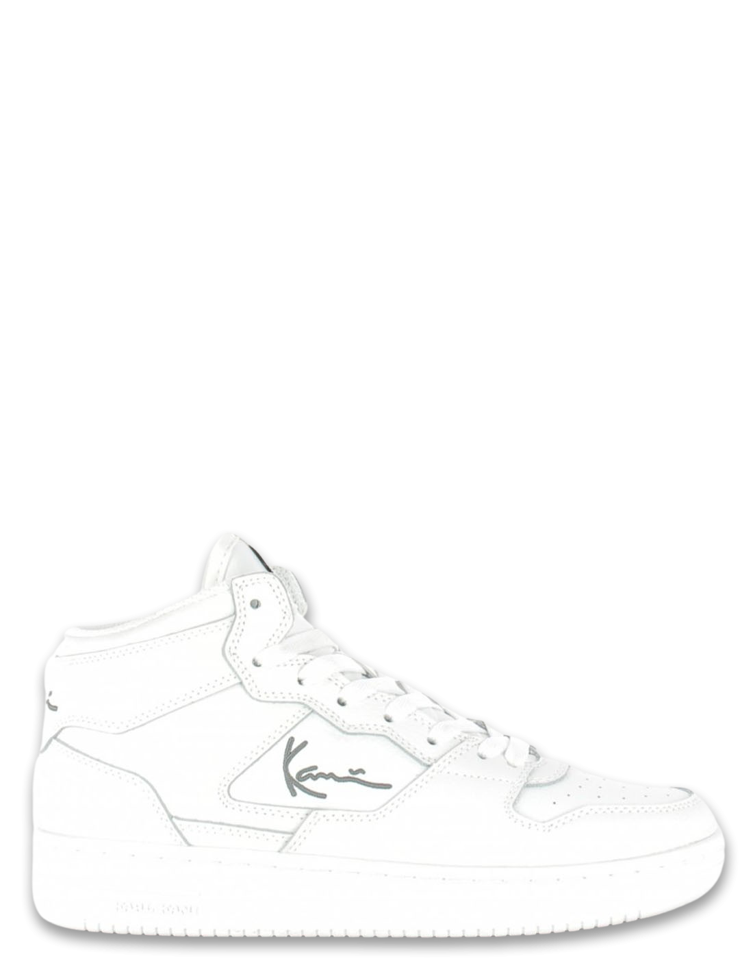 karl kani sneakers montantes homme kani 89 high prm cuir blanc