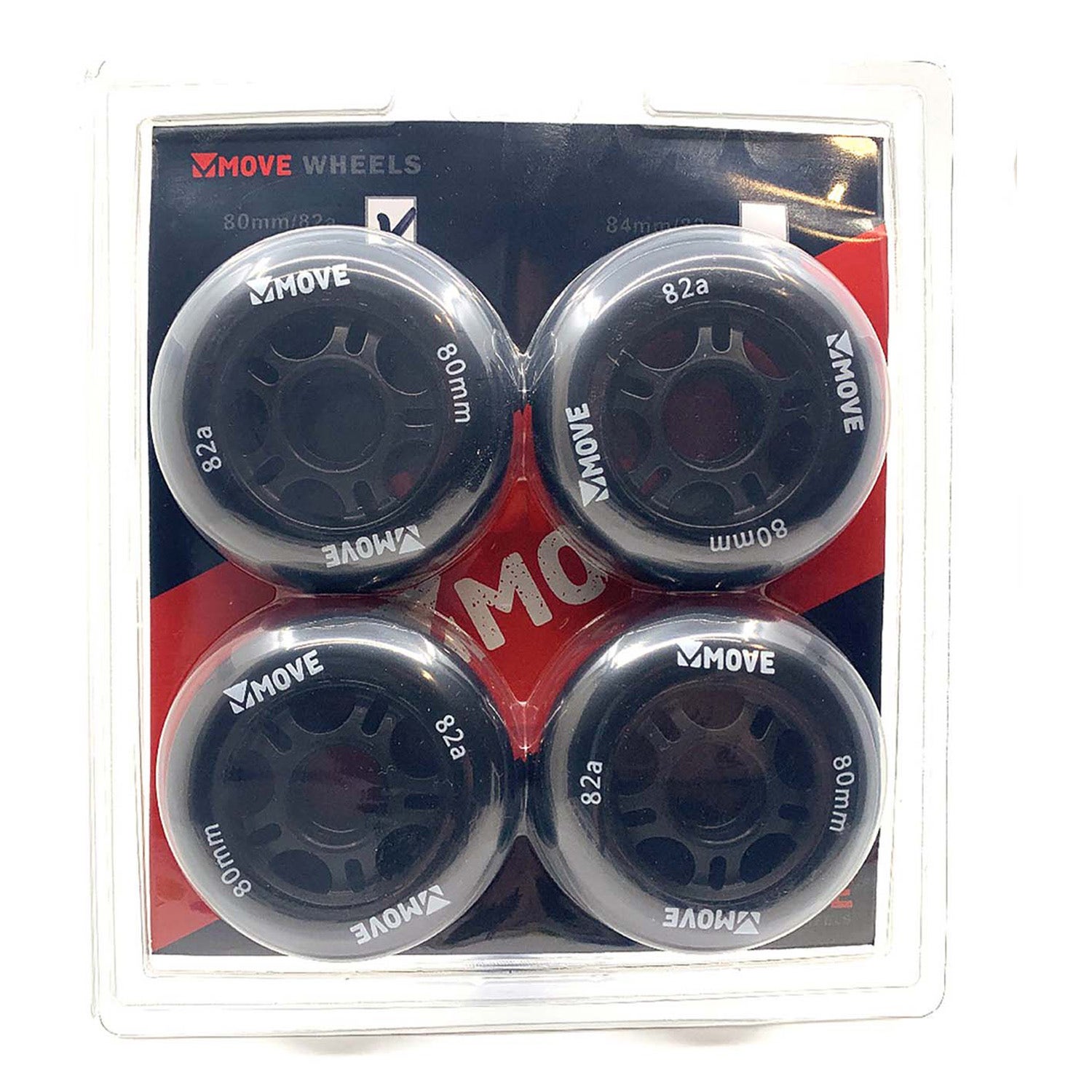 Move  80mm Wieltjes 4-Pack