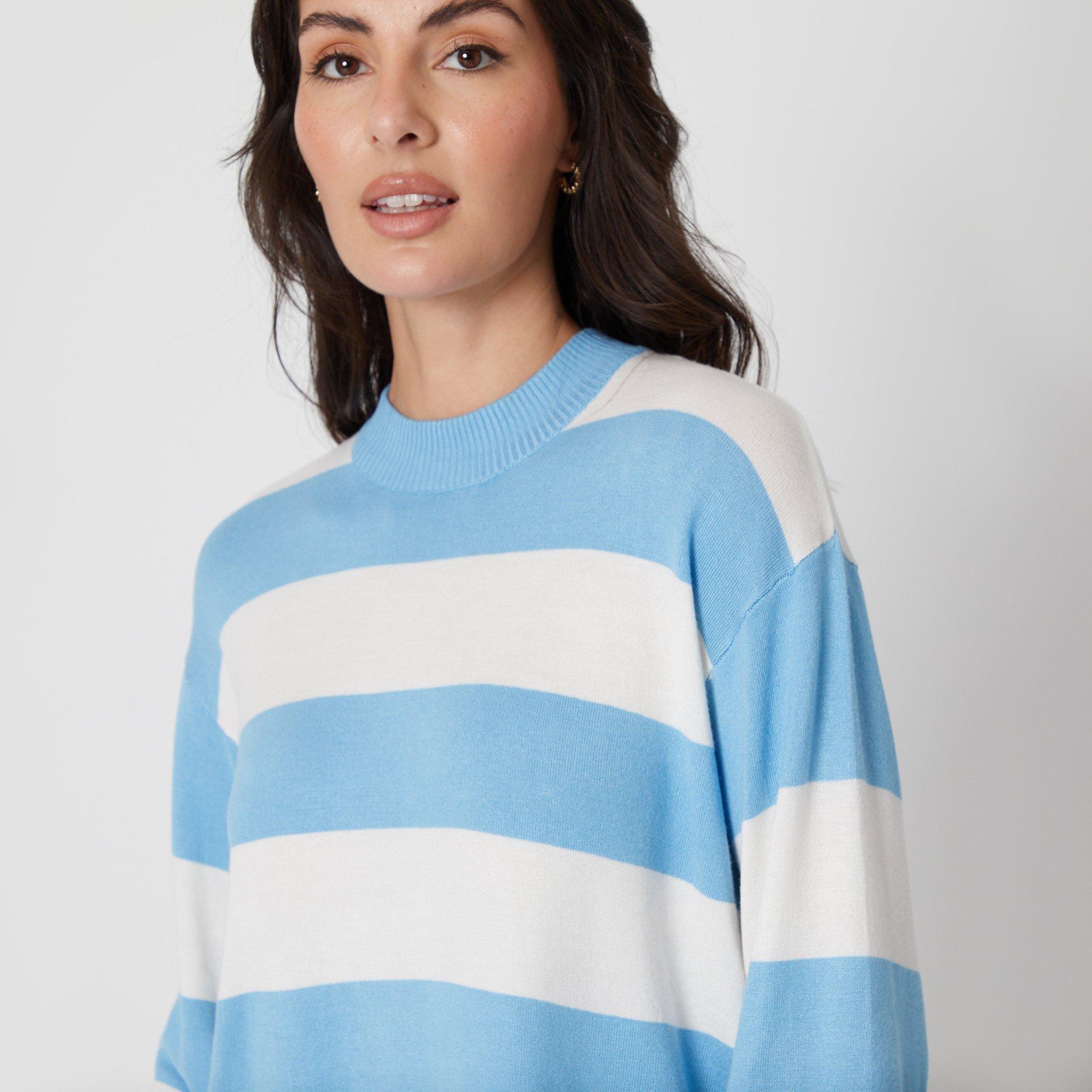 Be You Ladies Stripe Jumper