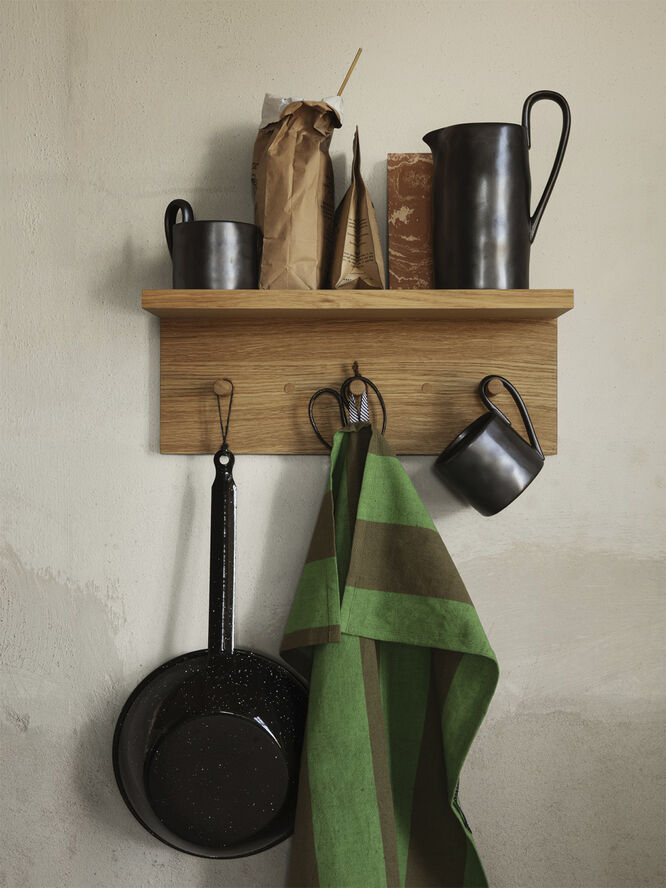 ferm LIVING Hale Tea Towel - Olive/green Olive/green