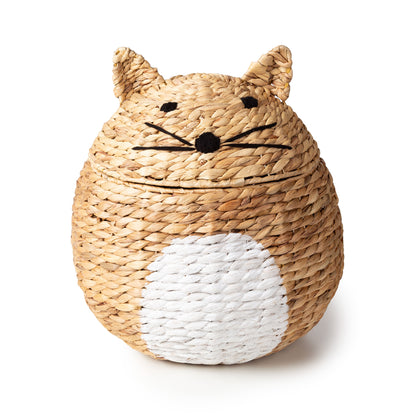 Panier de rangement enfant en jacinthe d’eau Noah