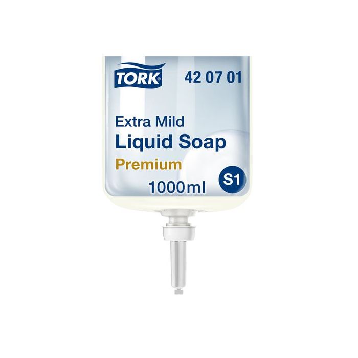Handzeep Tork S1 420701.1 Mild Ongeparfumeerd 1000ML (7310144005018)