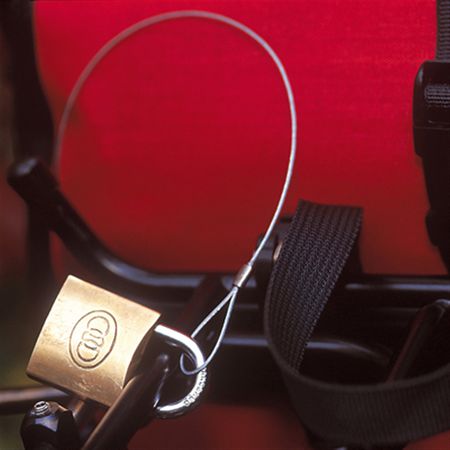 QL-2-SICHERUNGSKABEL für Seitentaschen  silver  OneSize