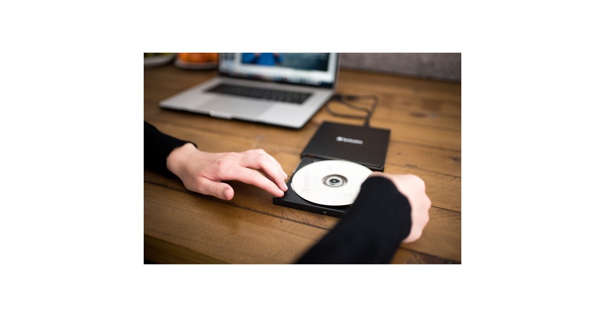 VerbatimExterne slimline CD-DVD brander externe dvd-brander  (USB-C)