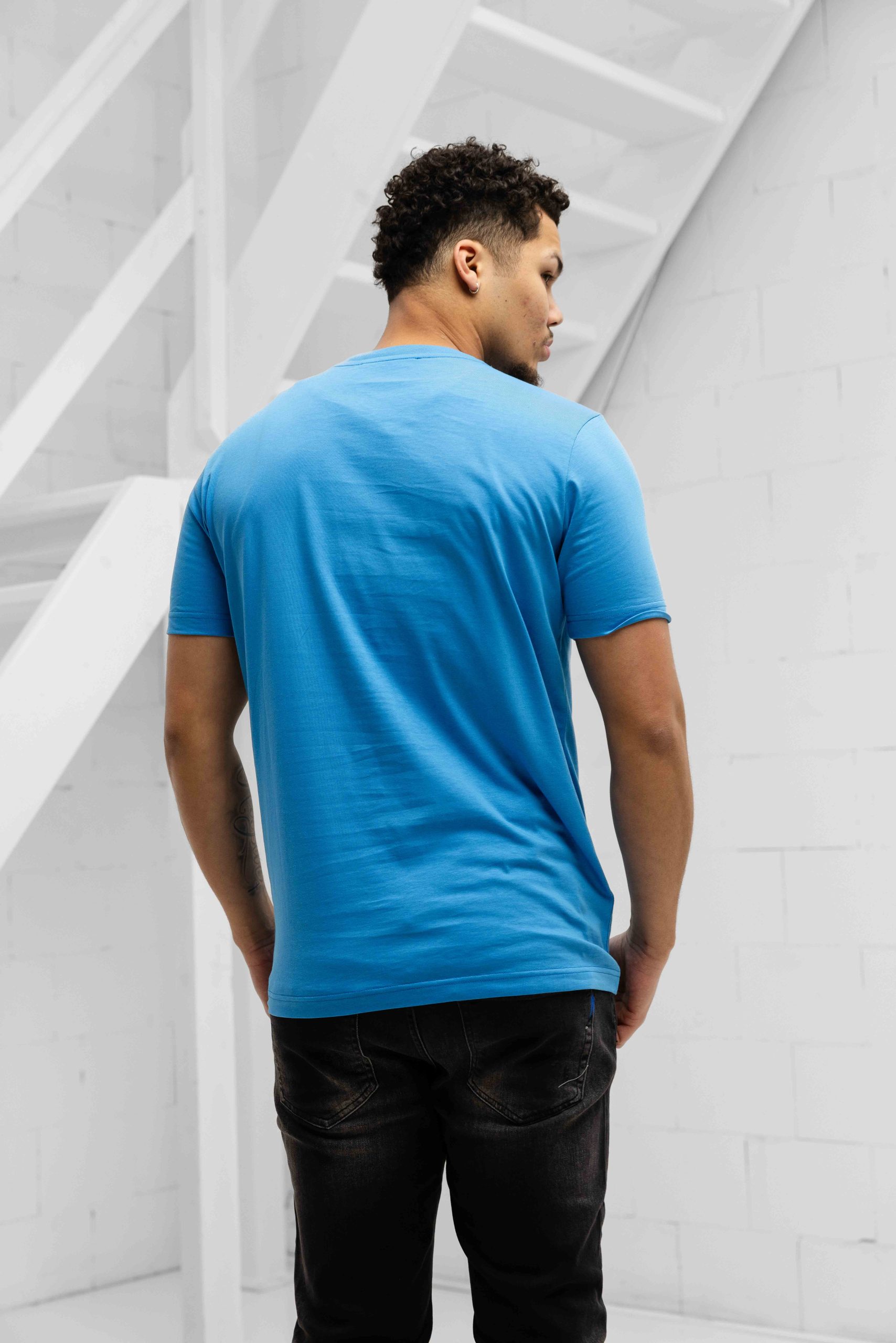 Iceberg 5D F02N Jersey T-Shirt Heren Blauw
