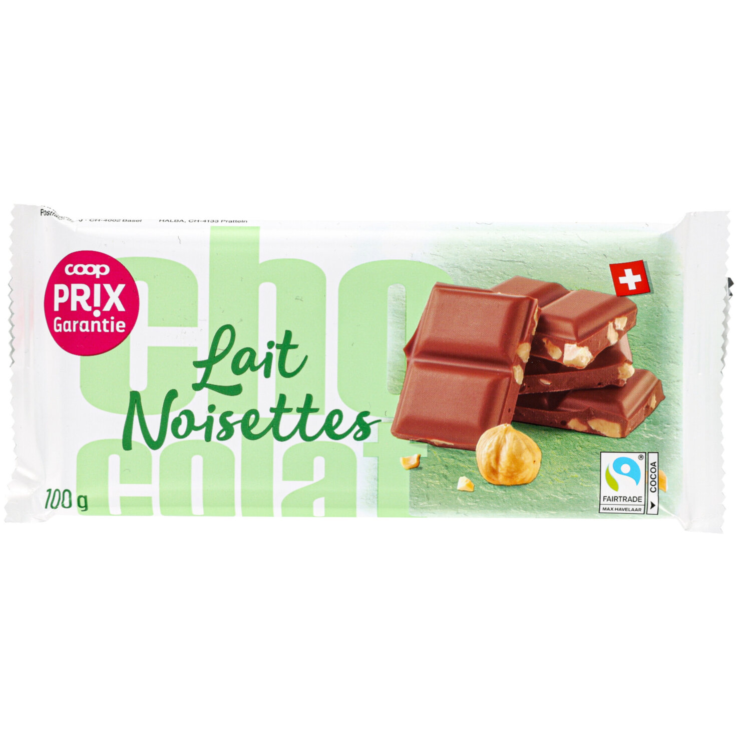 Prix Garantie Fairtrade Tafelschokolade Nuss