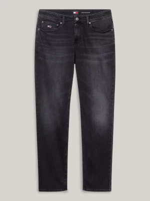 Calça jeans preta slim Scanton