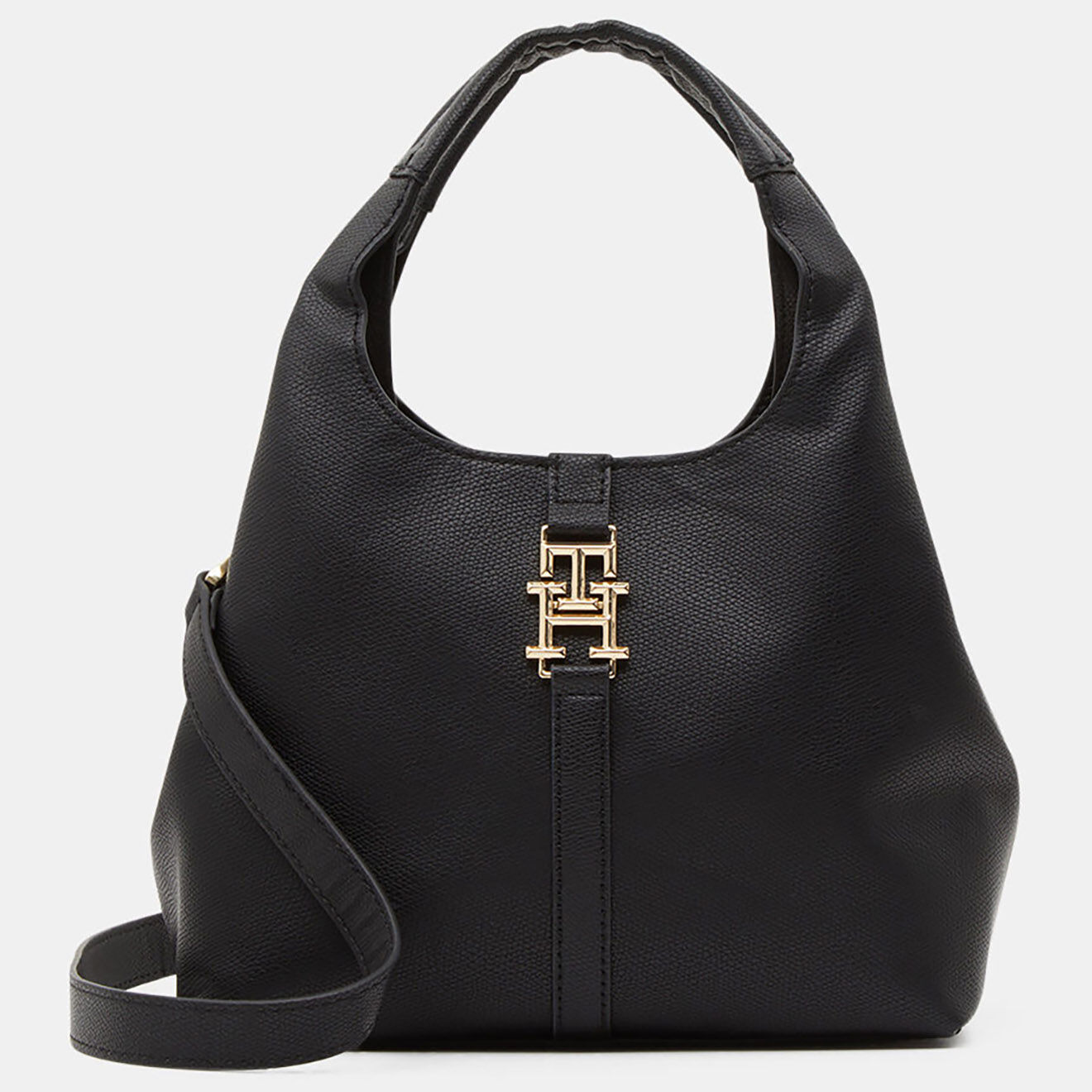 Tommy Hilfiger Sac à main Push Small Satchel noir - 22x13x13,5 cm