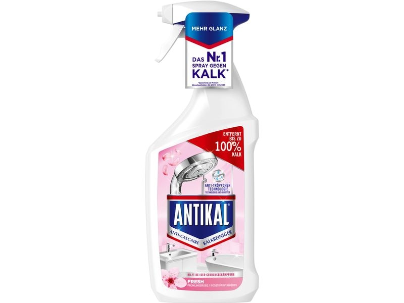 Antikal Entkalkungsmittel Frischeduft Kalkreiniger Spray 80 Antikal Frischeduft Kalkreiniger Spray, entfernt bis zu 100% Kalkablagerungen