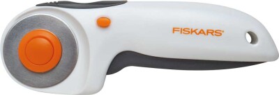 Fiskars - Rullekniv Til Stof Og Papir - Rotary Cutter - Ø 45 MM - 9793