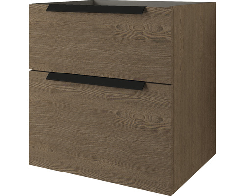 Badkamermeubel Baden Haus Urban BxHxD 60 x 62 x 46 cm Frontkleur: donker essenhoutdecor