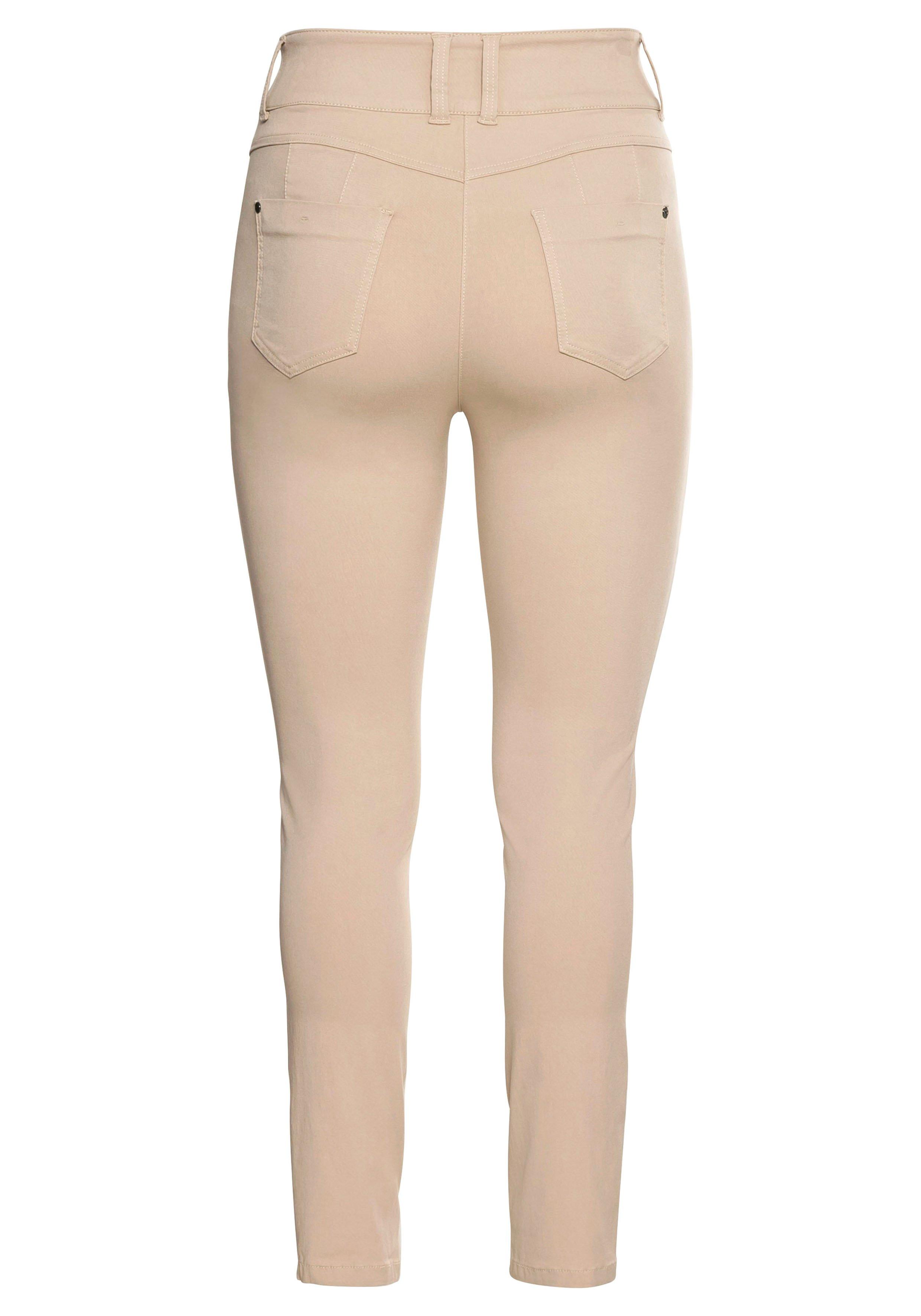 Skinny Hose mit High-Waist-Bund, superelastisch
