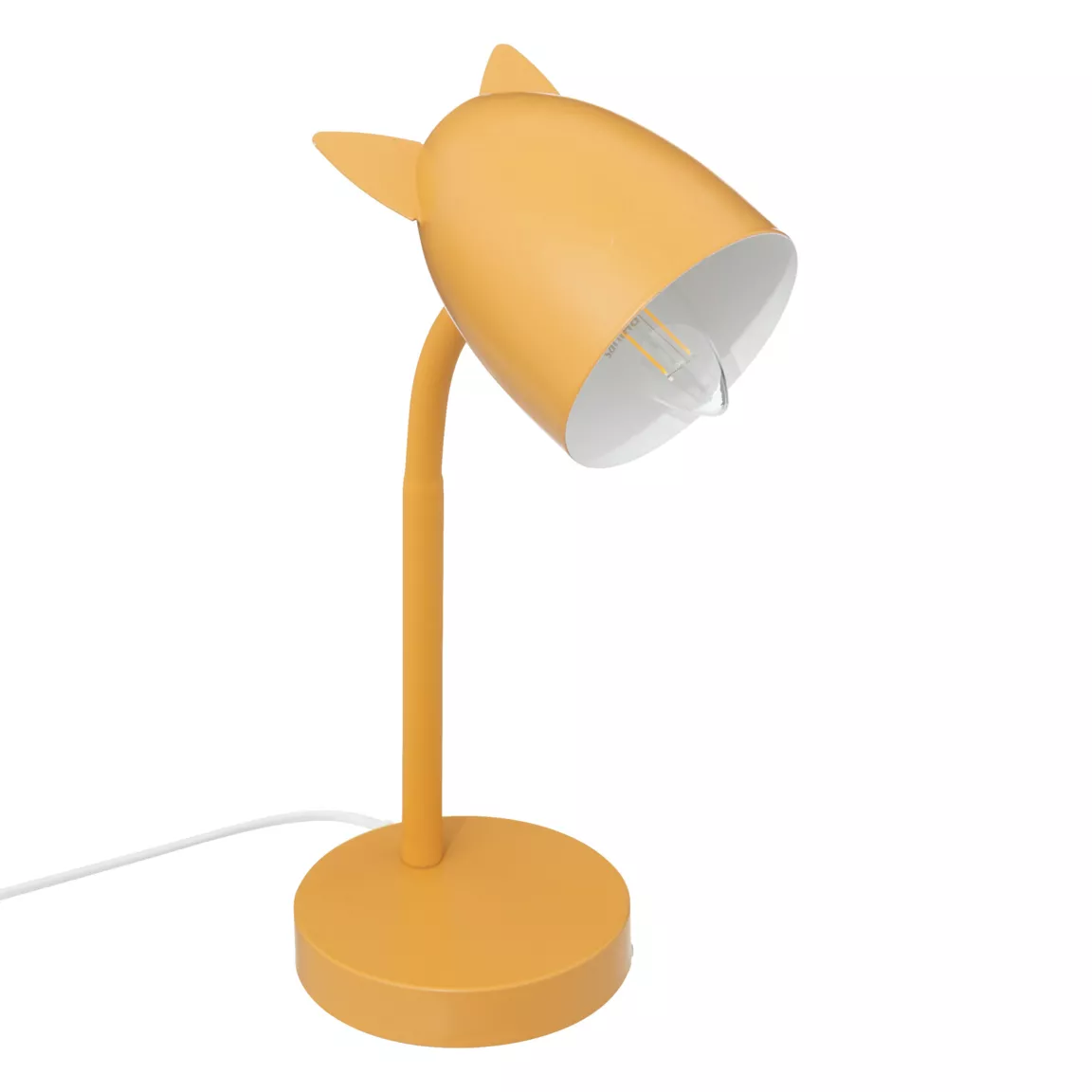 Lampe enfant à poser (H31 cm) Oreilles Jaune ocre