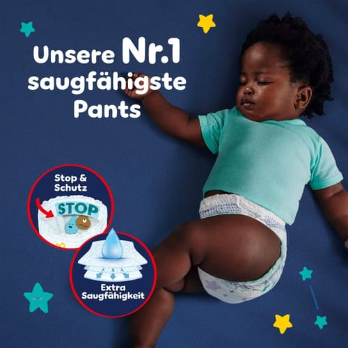 Pampers Night Pants Gr. 6, Monatsbox, 13kg+