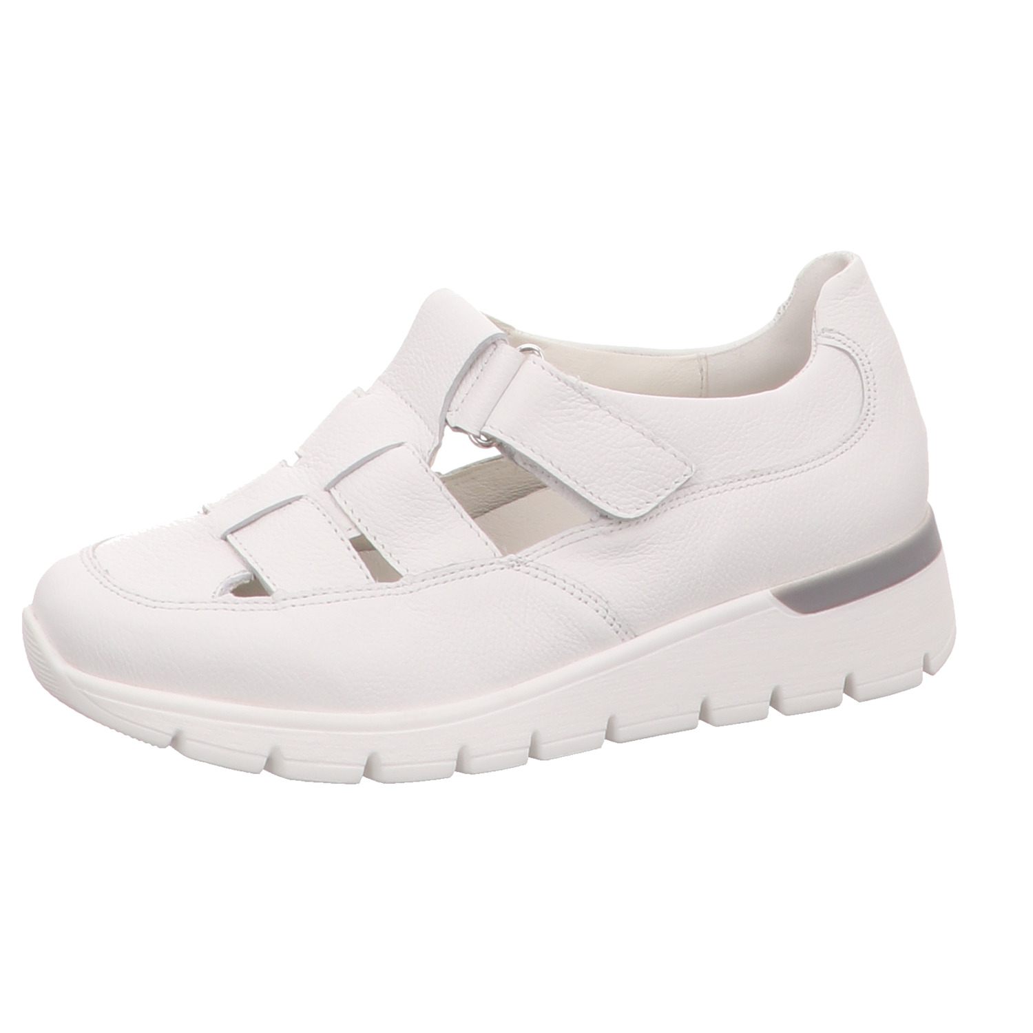 Waldläufer Slipper weiß weiss/weiss kombi