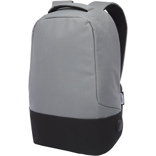 EgotierPro 120510 - Sac à dos anti-vol Cover en RPET certifié GRS 18L