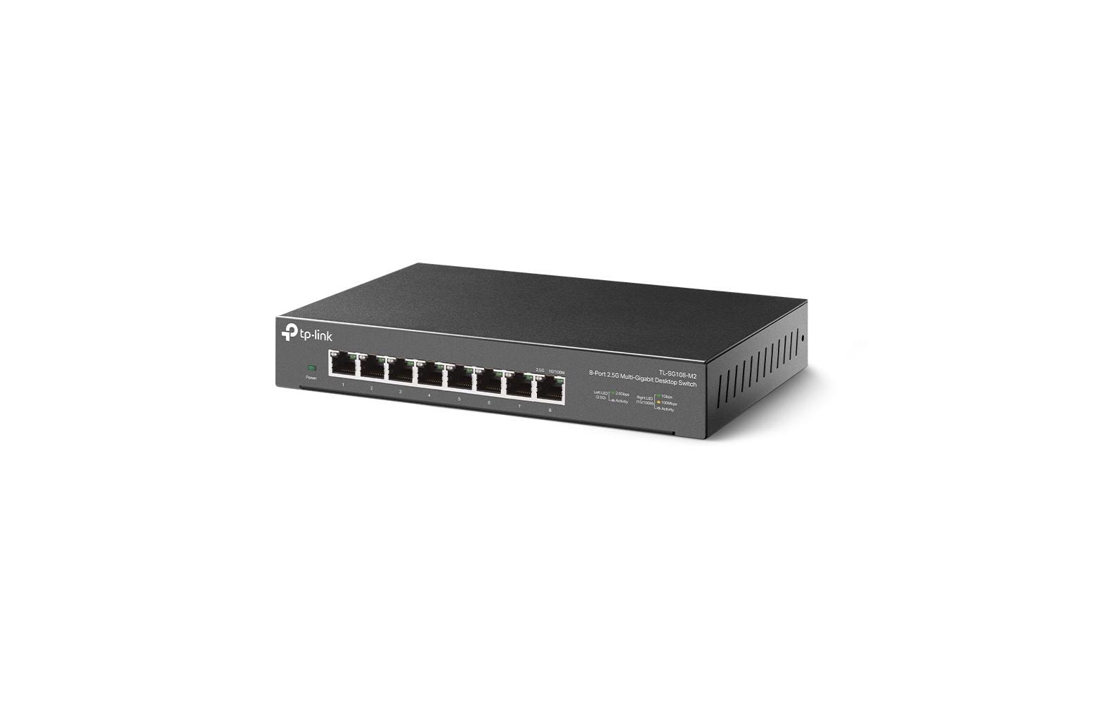 Switch Omada Unmanaged 8 x 2.5G Ports TL-SG108-M2 8 Port8-Port 2.5G Desktop Switch