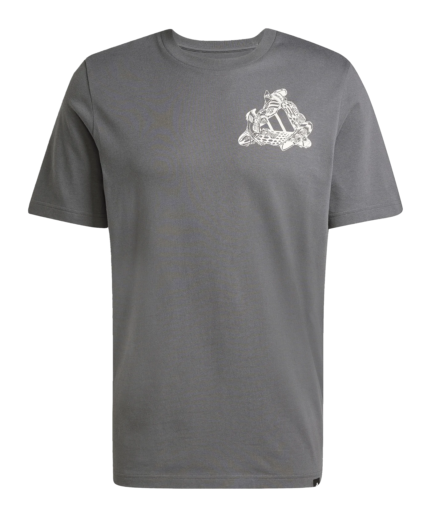 adidas Football Kicks Graphic T-Shirt Grau