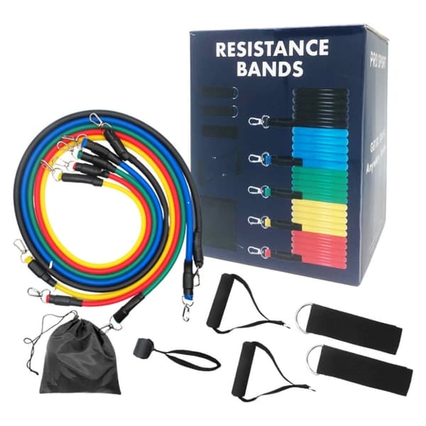 Resistance Bands / Motstandsbånd i komplett treningssett