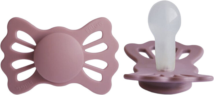 Frigg FRIGG Lucky symmetriske sutter i medicinsk silikone 2-pak str. 2 - Blu Blush/cedar