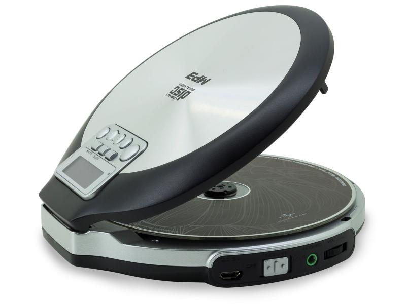 soundmaster MP3 Player CD9220 Silber CD/MP3-Spieler mit Akkulade- und Hörbuch-Funktion