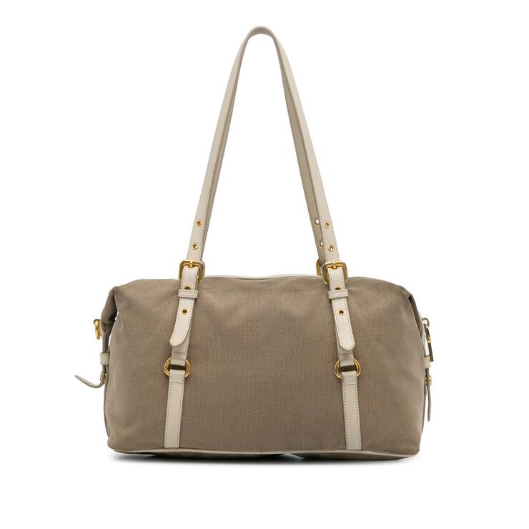 Prada Vintage Prada Shoulder Bag Brown