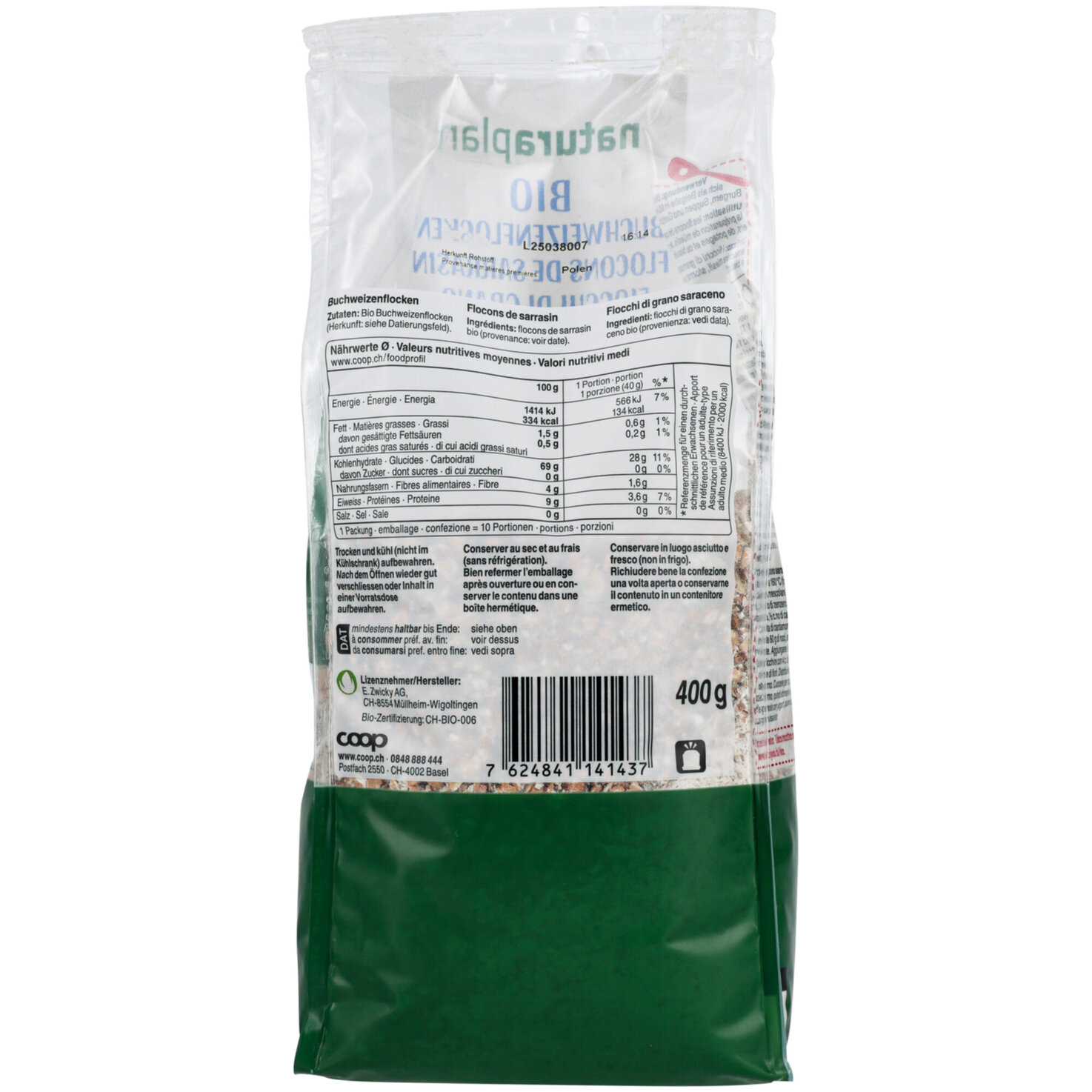 Naturaplan Bio Buchweizenflocken