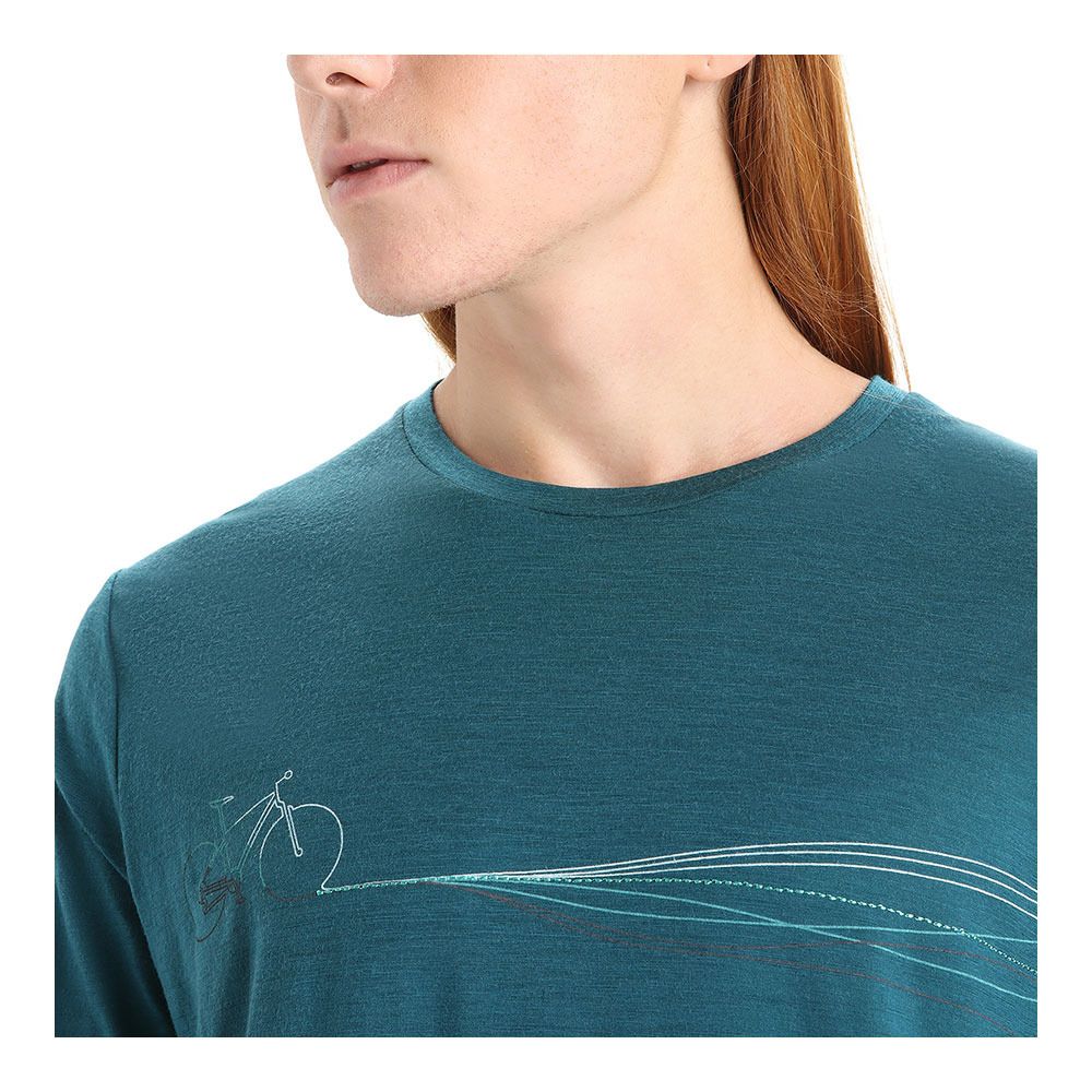 Icebreaker TECH LITE II - Tee-shirt Homme green glory