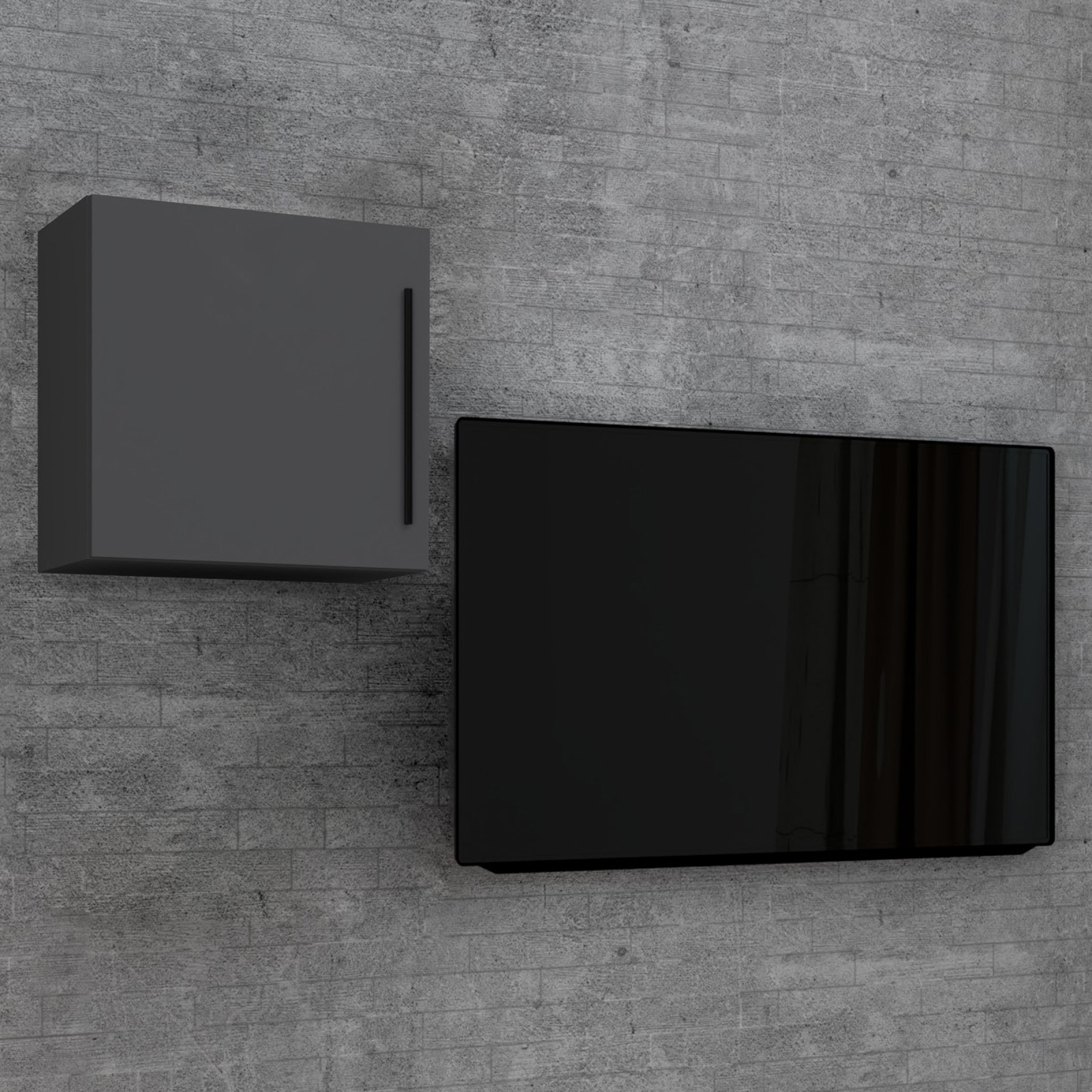Schrank ARILA M - anthrazit - 50 cm