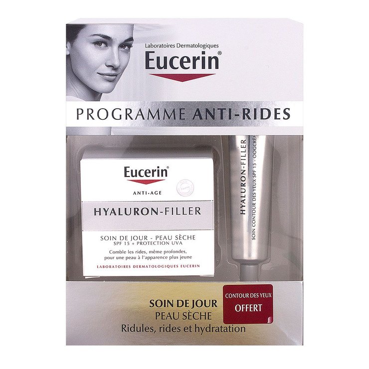 Hyaluron Filler peaux sèches SPF15 protection UVA 50ml + contour yeux offert 15ml