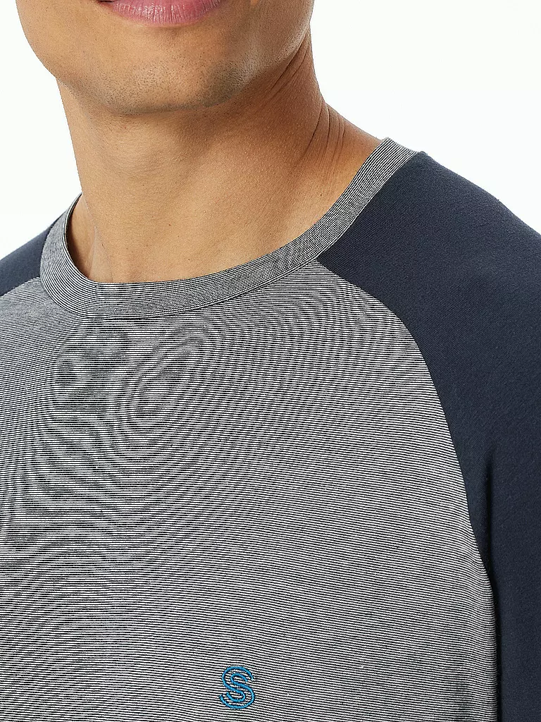 SCHIESSER Pyjama  blau