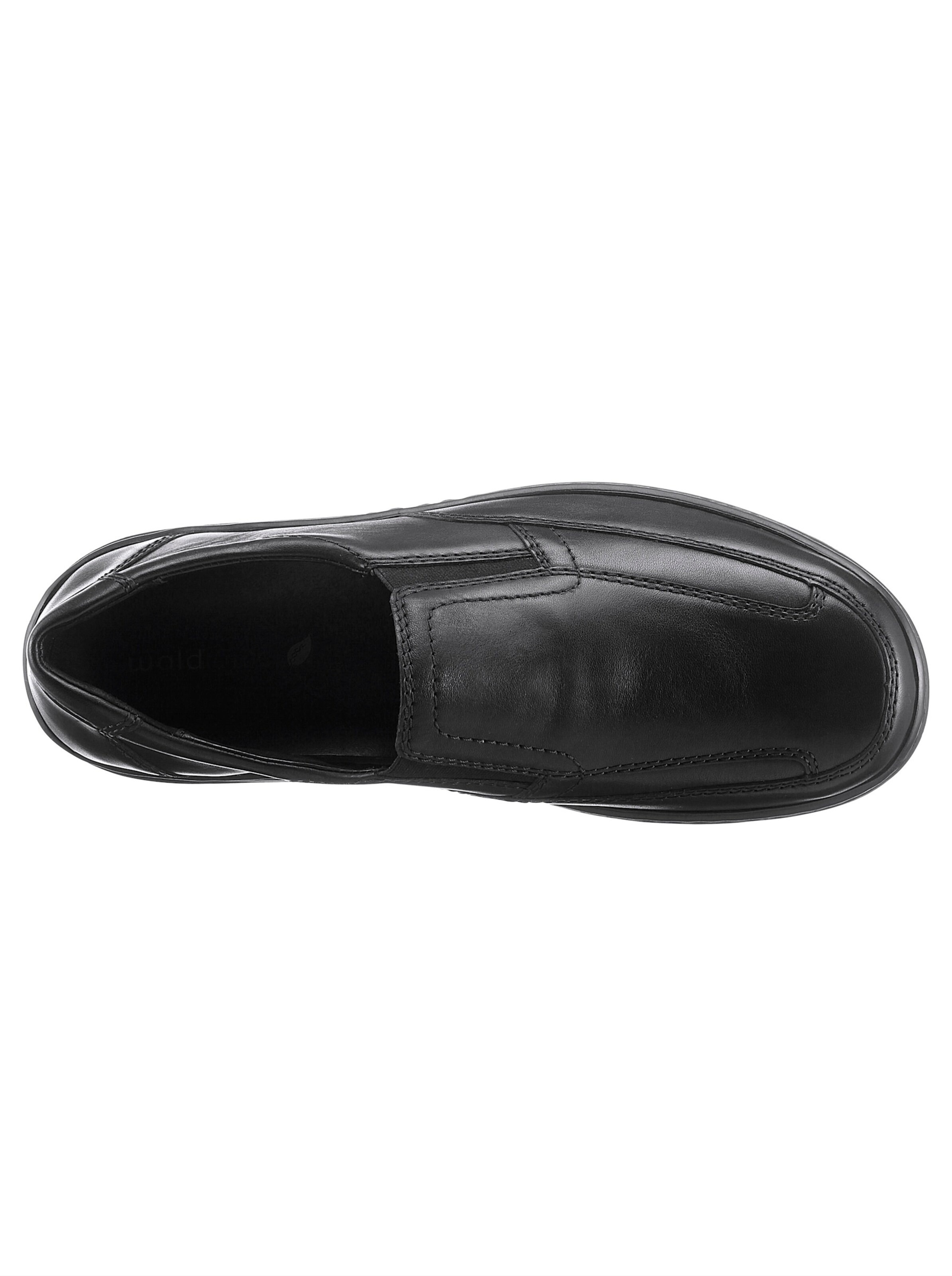 Waldläufer Slipper in schwarz