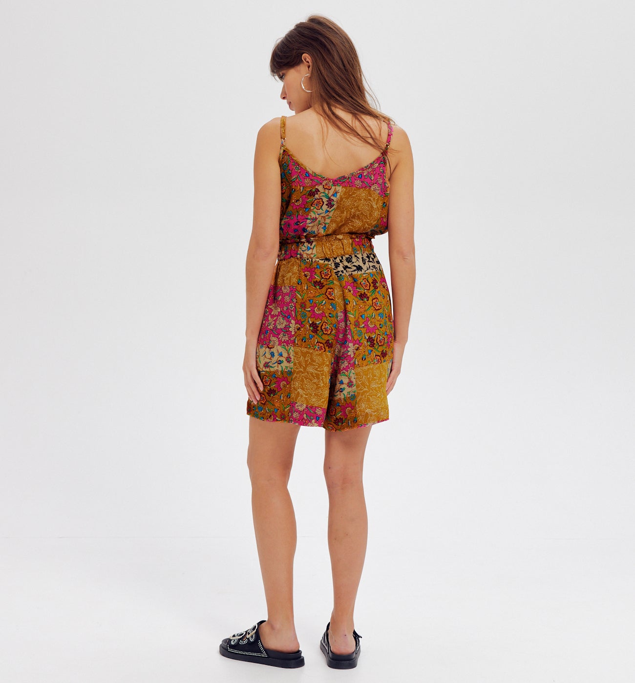 Short fluide imprimé Femme - Imprimé multicolore