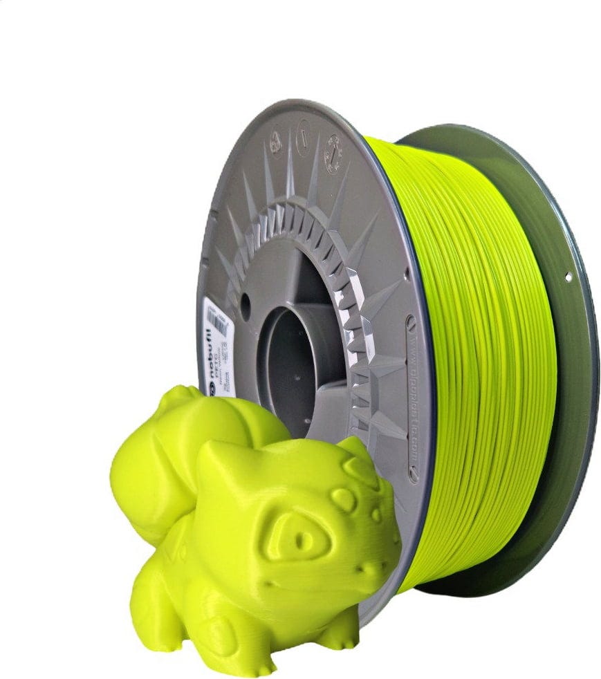 Nobufil  PETG Neon Yellow, 1,75 mm / 1000 g    Leicht zu druckendes PETG Filament aus recyceltem Kunststoffabfall