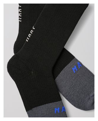Chaussettes Maap Division Merino Noir