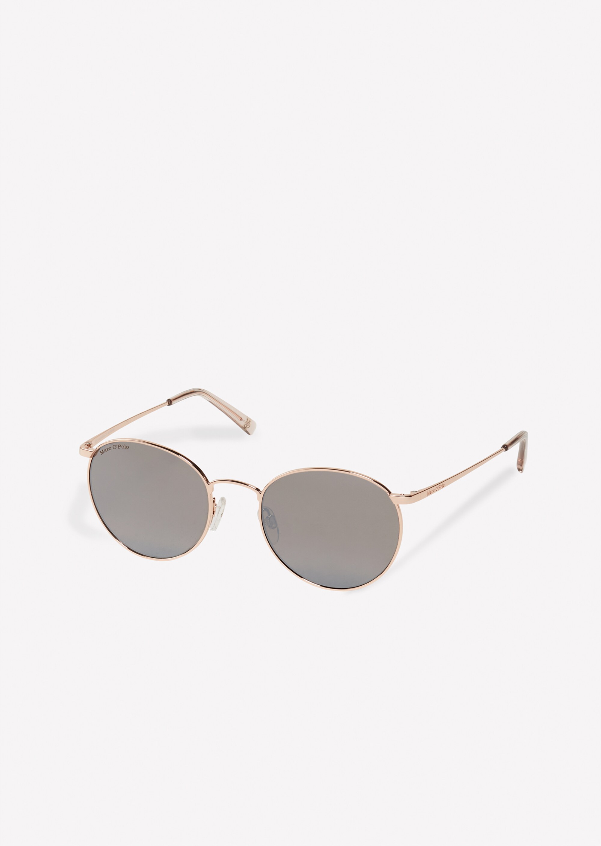 Unisex-Sonnenbrille mit filigranem Metall-Rahmen