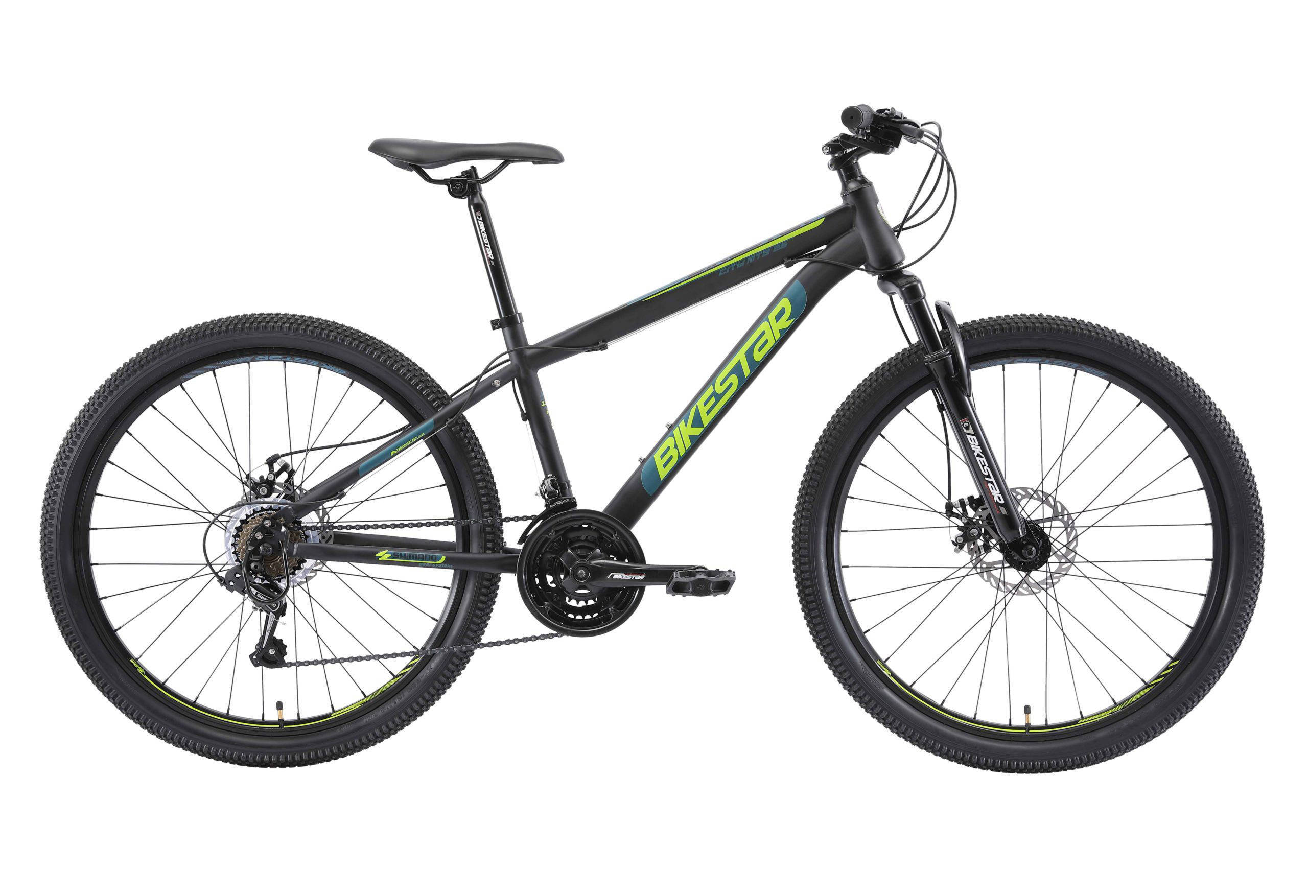 BikeStar Hardtail Staal MTB Medium 26 Inch 21 Speed